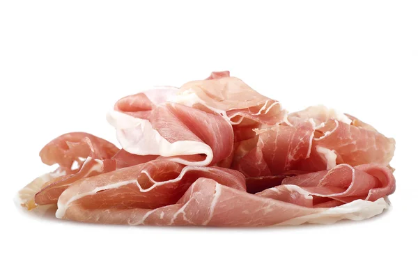 Raw ham leg sliced — Stock Photo, Image