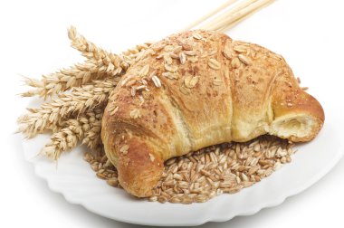 croissants to cereals  clipart