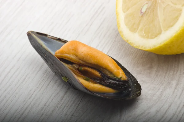 ムール貝の調理 — ストック写真