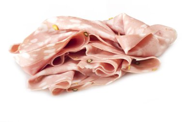 Haşlanmış jambon sosis pişmiş