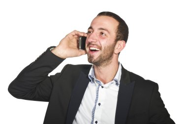 Telefondaki iş adamı