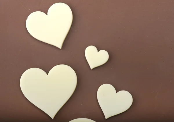 Chocolate hearts — Stock Photo, Image