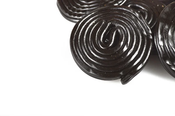 Licorice wheels — Stock Photo, Image