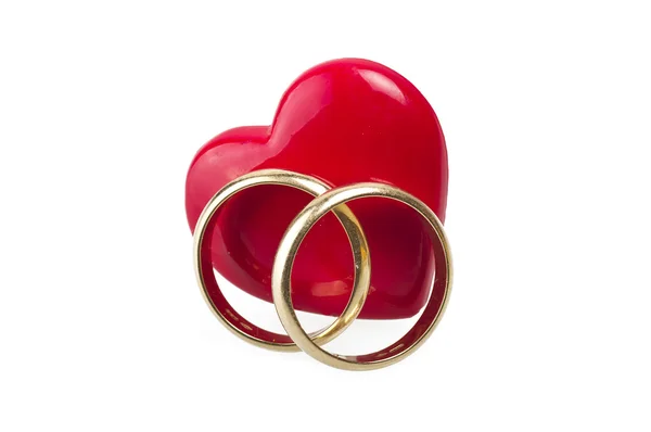 Wedding rings — Stock Photo, Image