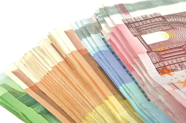 ユーロのお金の紙幣 — ストック写真