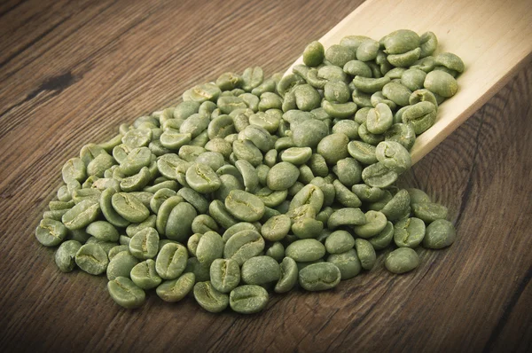 Green coffee beans — Stock Photo, Image