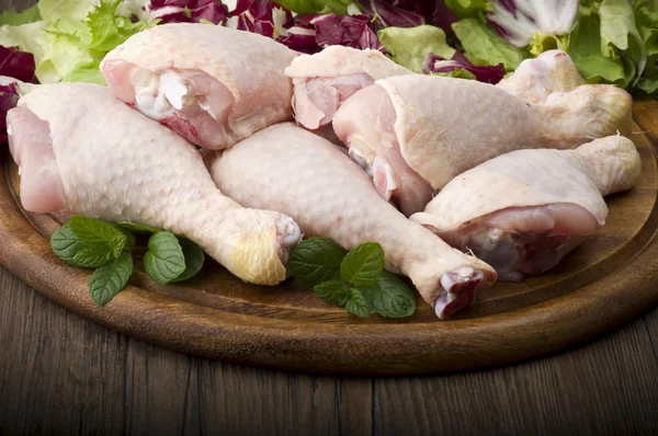 Fresh skinless chicken — Stock Photo, Image