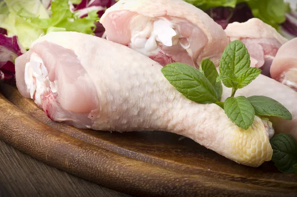 Pollo fresco senza pelle — Foto Stock