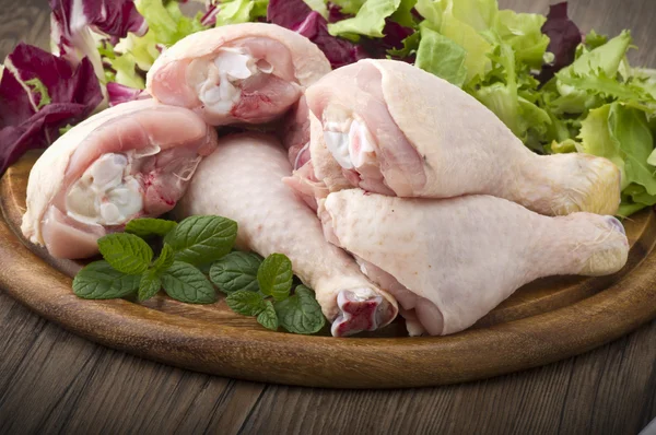 Fresh skinless chicken — Stock Photo, Image