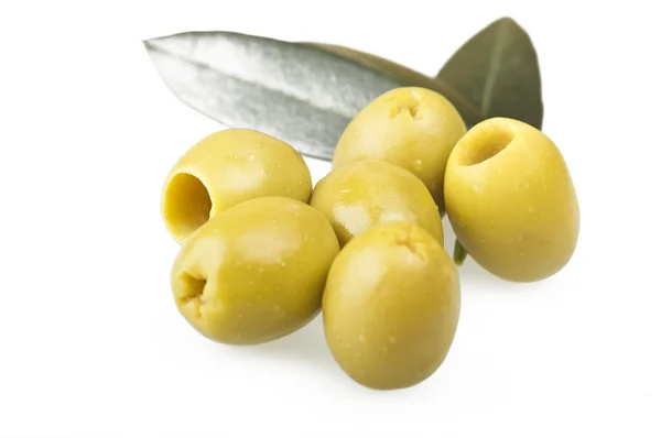 Olive verdi denocciolate — Foto Stock