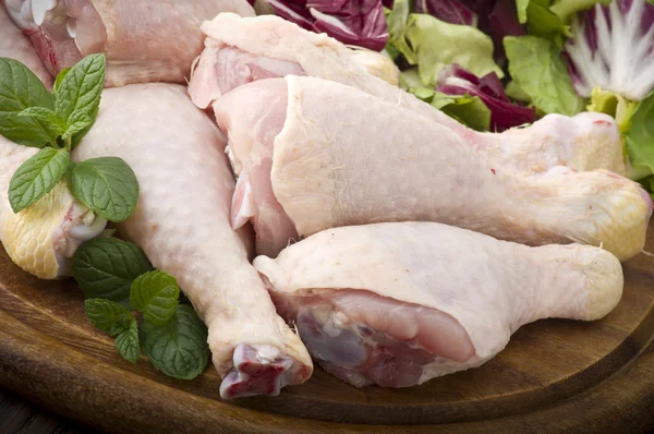 Chicken thighs and legs — Stock Photo, Image