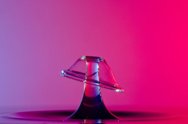 renkli su damlaları