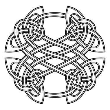 Yuvarlak Kelt, İskandinav Tasarımı, Kelt deseni