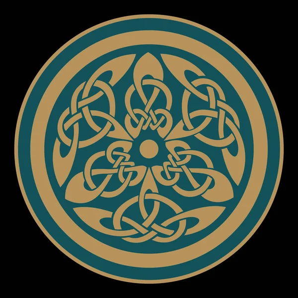 Викинг, кельтский дизайн. Винтажные кельтские скандинавские украшения — стоковый вектор
