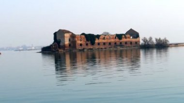 Kalıntıları bir Venedik lagününün Adaları üzerinde