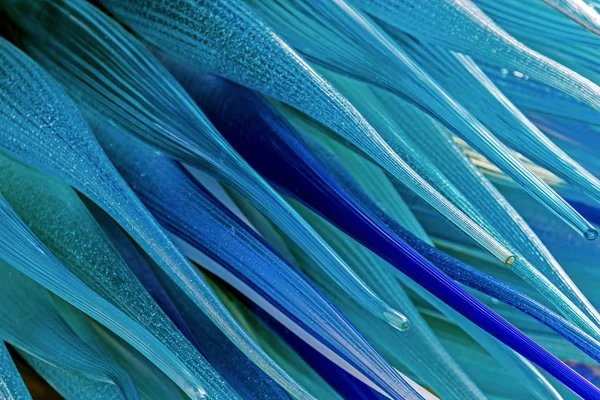 Achtergrond met blauwe Murano-glas — Stockfoto