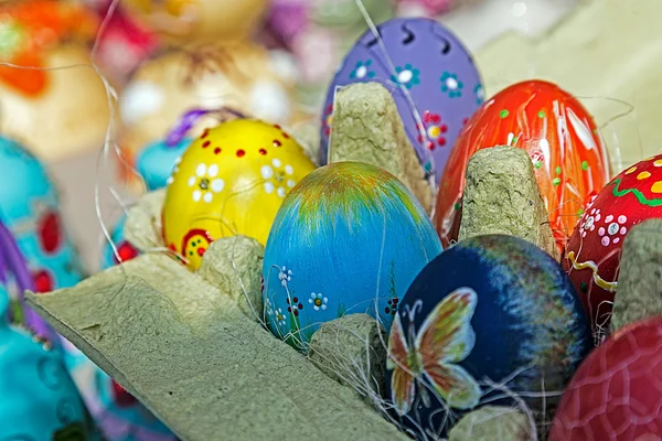 Huevos decorados ornamentales para Pascua —  Fotos de Stock