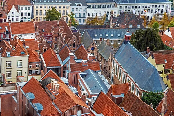 Vista aérea de Bruges de Belfry, Bélgica 3 — Fotografia de Stock