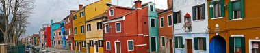 Panoramik Burano, İtalya 1