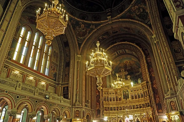 Intérieur dans la cathédrale orthodoxe de Timisoara 7 — Photo
