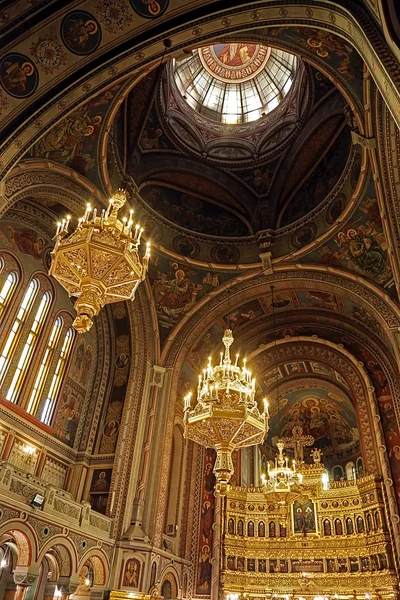 Intérieur dans la cathédrale orthodoxe de Timisoara — Photo