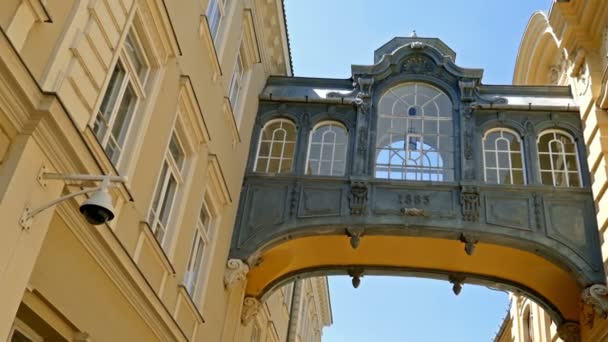 Αναμνηστική γέφυρα σε Σέγκεντ, Ουγγαρία — Αρχείο Βίντεο