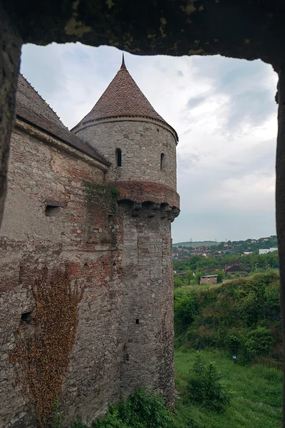 Veduta di una parte dal castello di Corvin 4 — Foto Stock