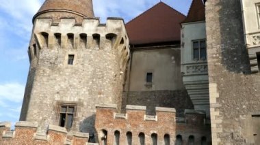 Corvin Castle bir bölümünün görünümünü