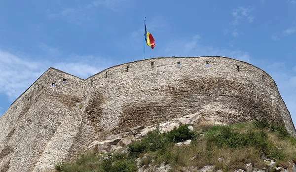 Utsikt över en del på citadel ruinerna av Deva — Stockfoto