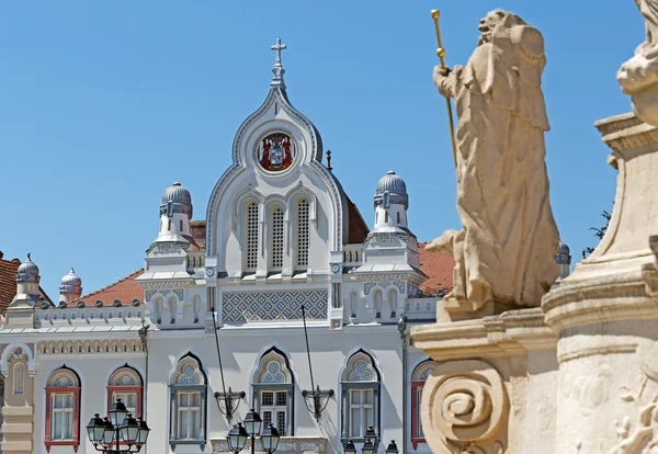 Tarihi bina ve anıt Timisoara, Romanya — Stok fotoğraf