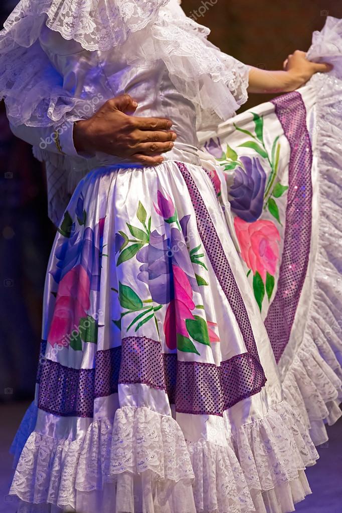 Traditional Clothing Colombian Folklore Dresses Young Dancers
