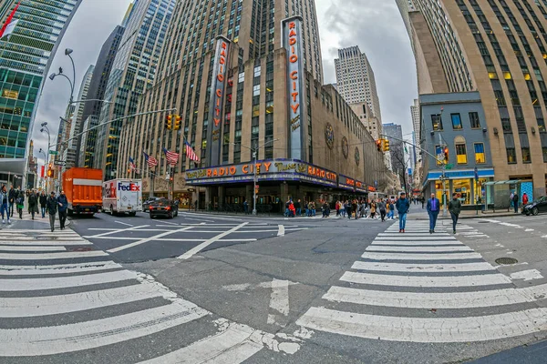 New York Сша March 2020 Radio City Music Hall 1260 — стокове фото