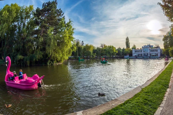 Cluj Napoca Transylvania Romania Settembre 2020 Lago Chios Situato Nel — Foto Stock