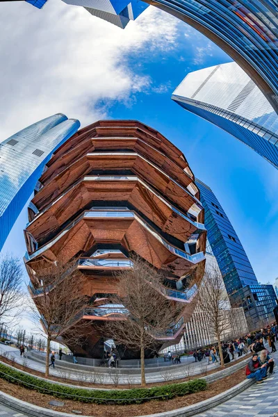 Nova Iorque Eua Março 2020 Vessel Projeto Arquiteto Thomas Heatherwick — Fotografia de Stock
