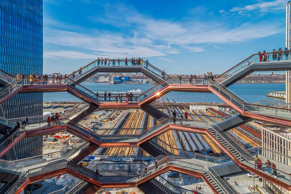 Nova Iorque Eua Março 2020 Vessel Projeto Arquiteto Thomas Heatherwick — Fotografia de Stock