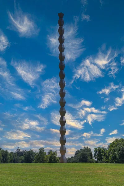 Targu Jiu Romania July 2020 Endless Column Column Infinite Made — Stock Photo, Image