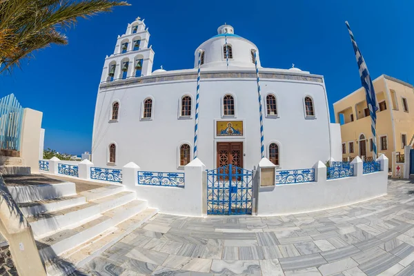 Церква Святого Онуфріоса Панагія Платсані Грецька Православна Церква Селі Острові — стокове фото