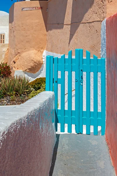 Minimalistische Griekse Architectuur Het Eiland Santorini — Stockfoto
