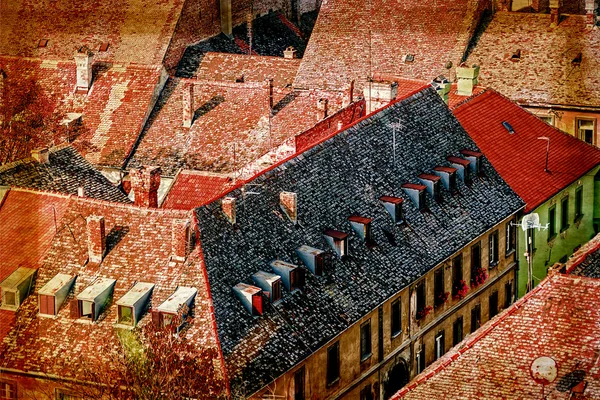 View of the old roof in Novi Sad, Serbia 2 — Stock Photo, Image