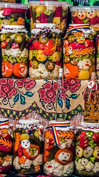 Happy pickles from Maramures, Roménia — Fotografia de Stock