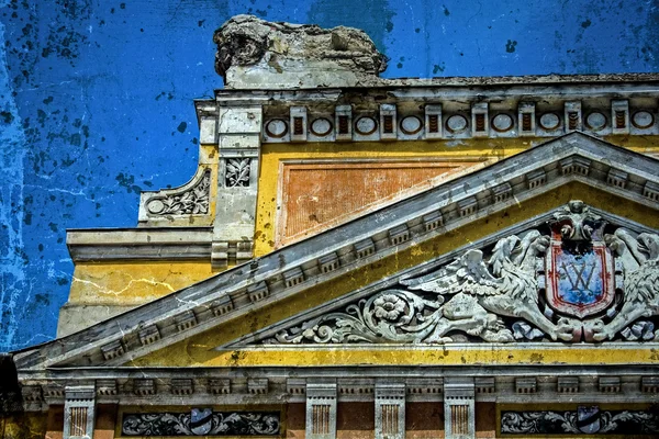 Alte Postkarte eines historischen Gebäudes. — Stockfoto