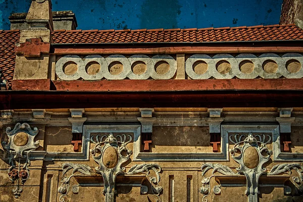 Velho cartão postal de um edifício histórico.Timisoara 18 — Fotografia de Stock