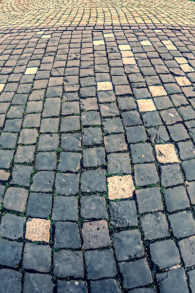 Vintage look at cobblestone trowalk 4 — стоковое фото