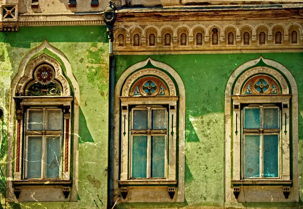 Vecchia cartolina di un edificio storico Timisoara, Romania 16 — Foto Stock