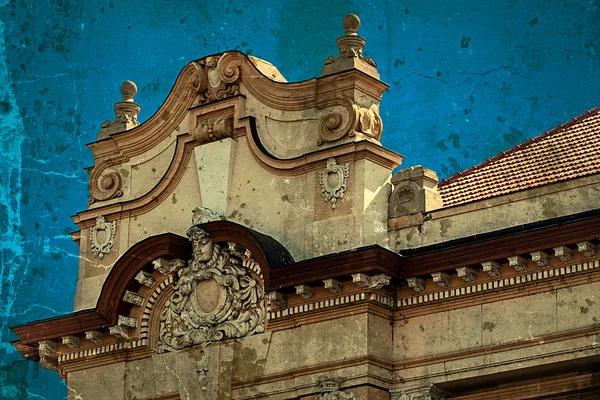 Vecchia cartolina di un edificio storico Timisoara, Romania 17 — Foto Stock