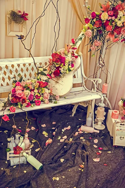 Vintage look at rustic and romantic decoration 2 — Stock Photo, Image