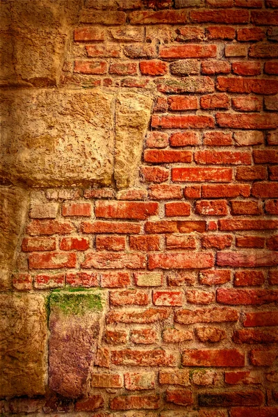 Background with detail of old fortress wall 1 — Stock Photo, Image