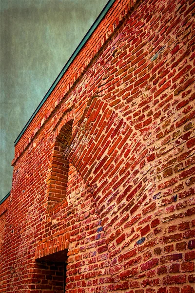 Old photo with detail of fortress wall 2 — Stock Photo, Image