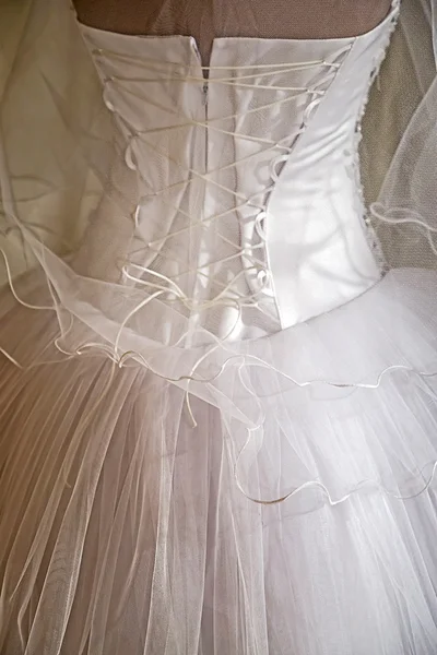 Vestido de noiva. Detalhe-83 — Fotografia de Stock