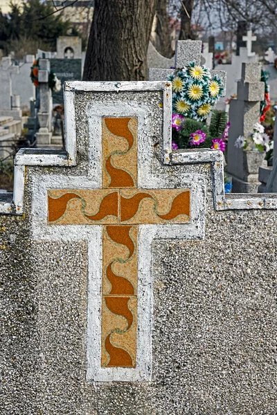 葬礼的头型十字 21 — 图库照片